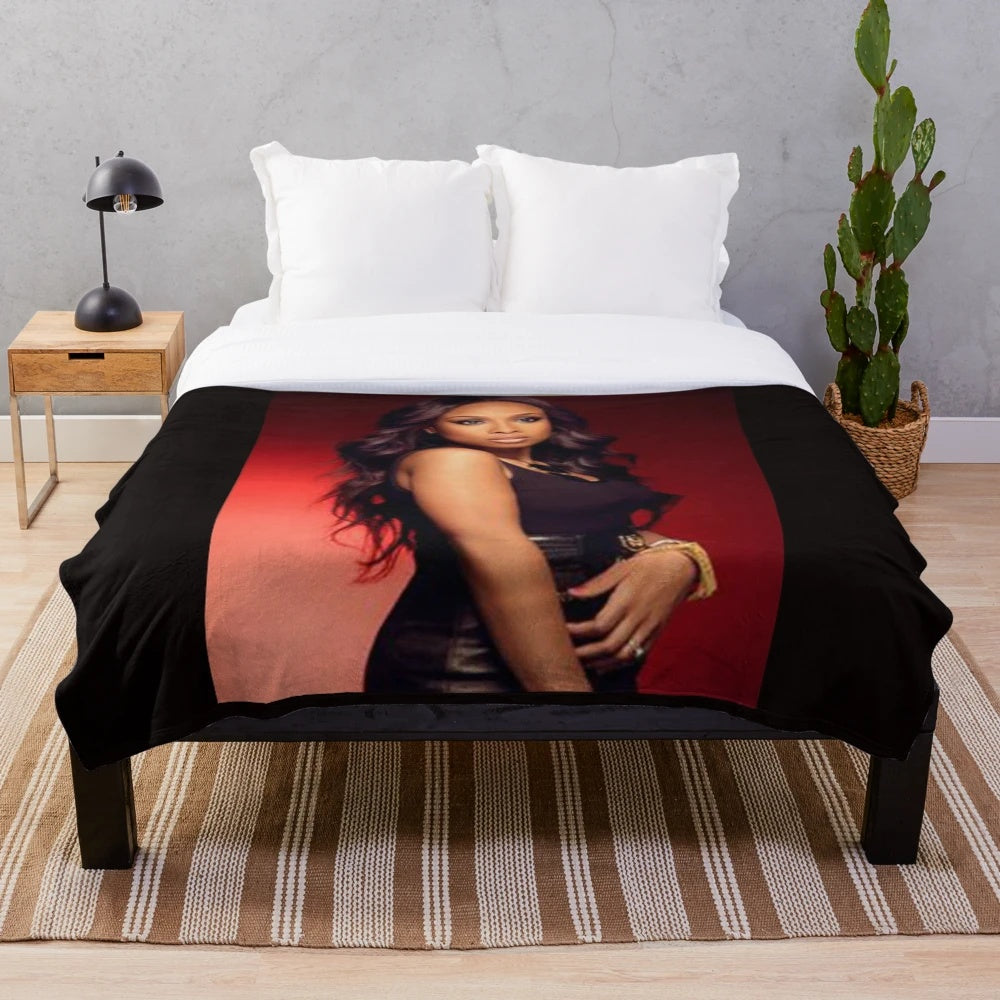 Jennifer Hudson Inspired Plush Blanket