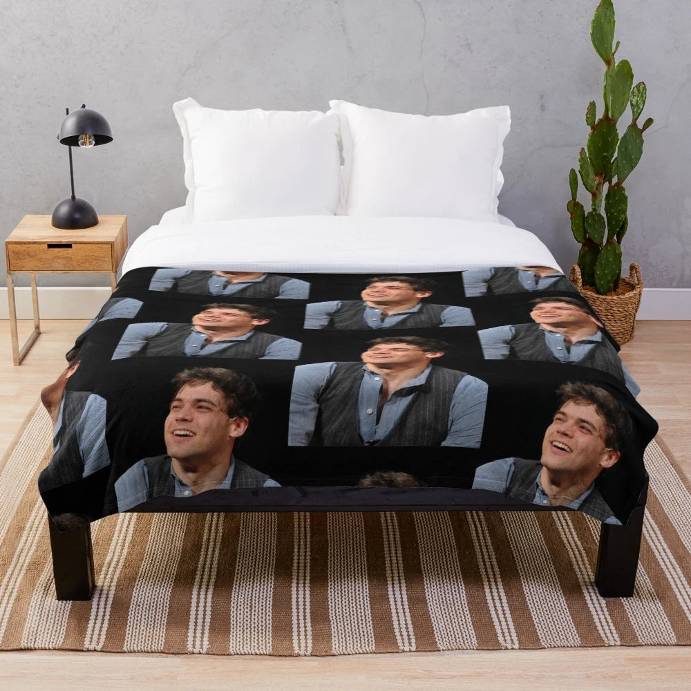 Jeremy Jordan Newsies-Inspired Plush Blanket
