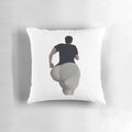 Soft, custom pillow featuring the Jerma Dumptruck design