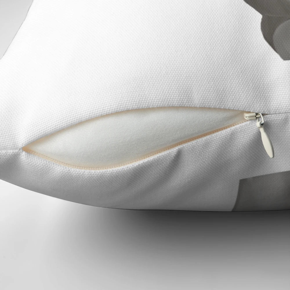 Soft, custom pillow featuring the Jerma Dumptruck design