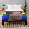 Jerma Inspired Crying Plush Blanket