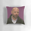 Jeroen Weimar, the Victorian Government's Commander of the Pandemic Response, depicted on a soft, cozy pillow.