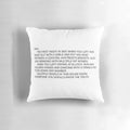 Jersey Shore-inspired letter pillow featuring the cast of the popular reality TV show
