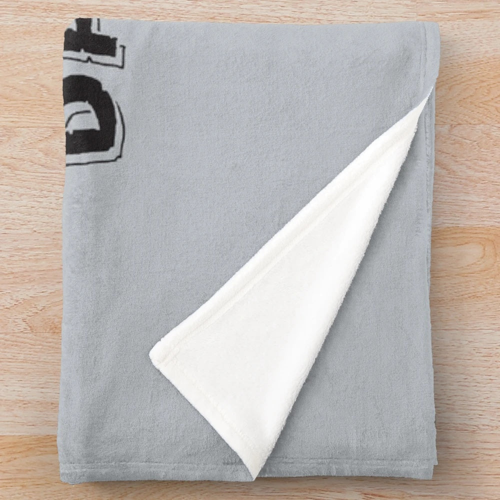 A cozy plush blanket featuring Jewish pride and humor design