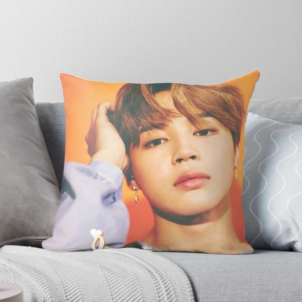 Soft, Cuddly Pillow Featuring the BTS Member Jimin