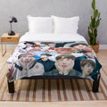 Jin BTS Collage Plush Blanket