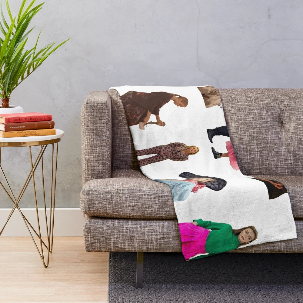 Jodie Comer Killing Eve Plush Blanket