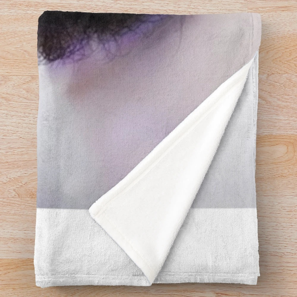 Joeyy Airbrush Square Print Plush Blanket