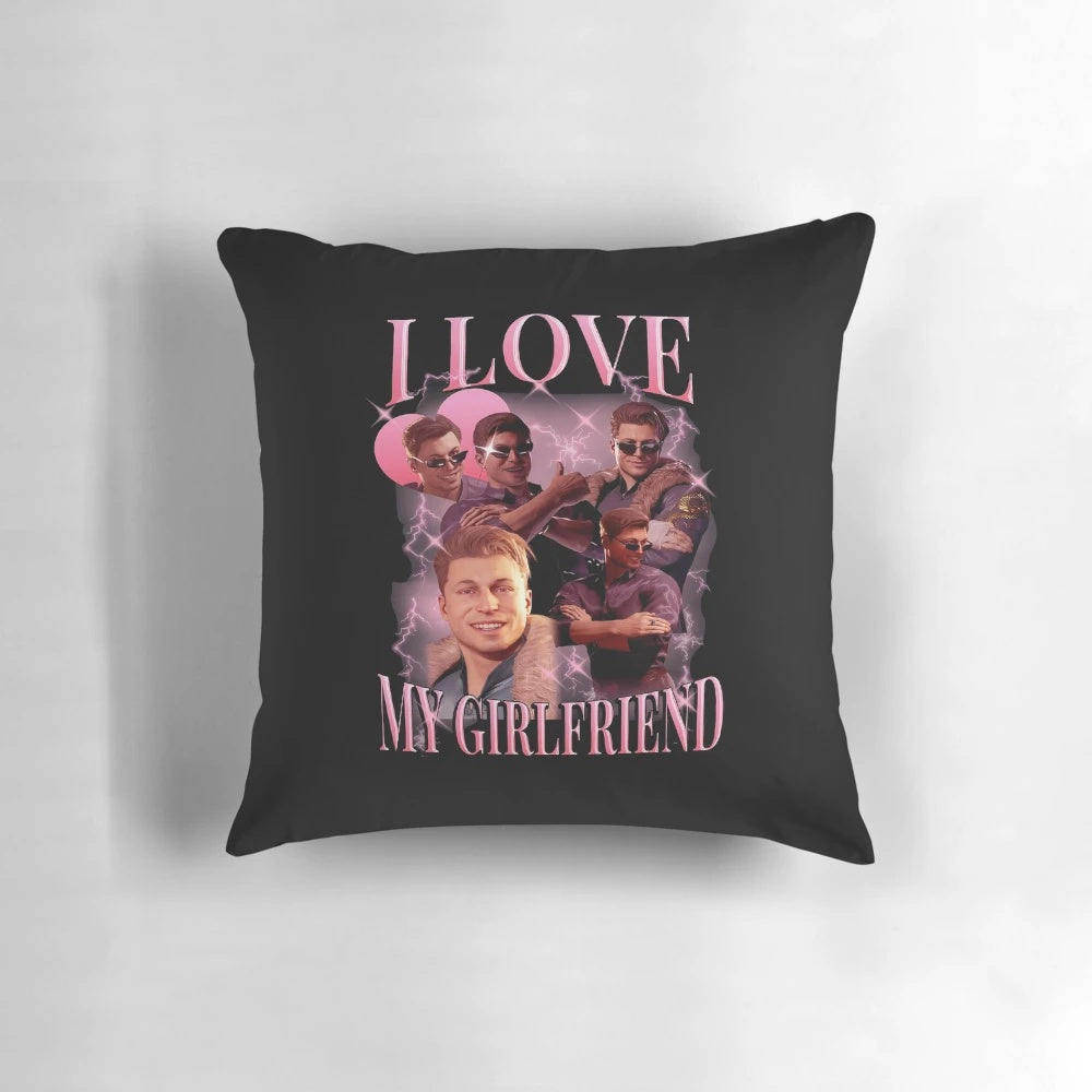 Johnny Cage Mortal Kombat Inspired Girlfriend Pillow - High-Quality Home Decor