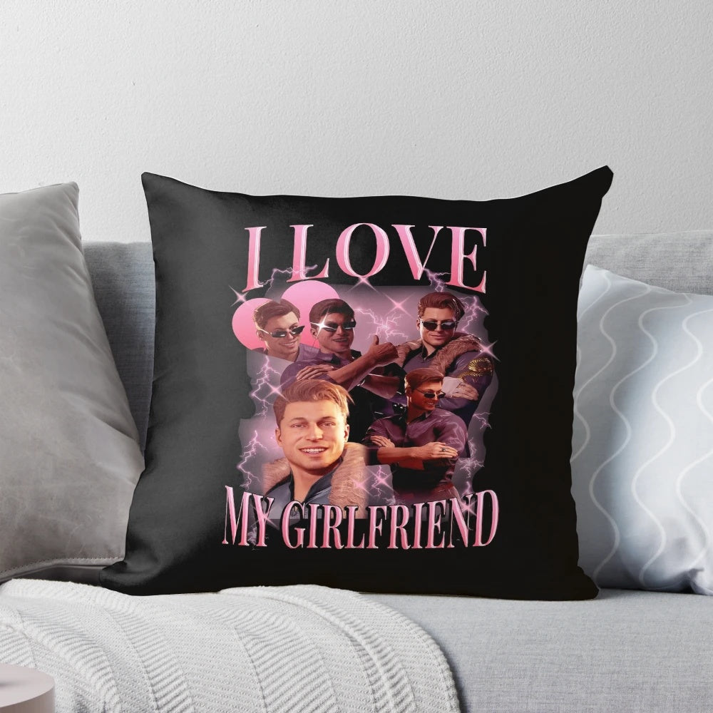 Johnny Cage Mortal Kombat Inspired Girlfriend Pillow - High-Quality Home Decor