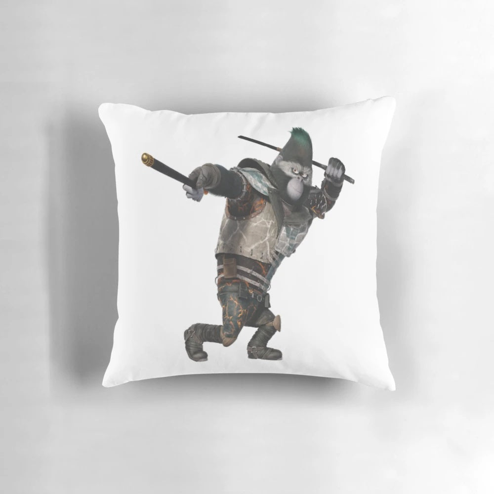 Plush pillow featuring Johnny the gorilla character from the animated film Sing 2