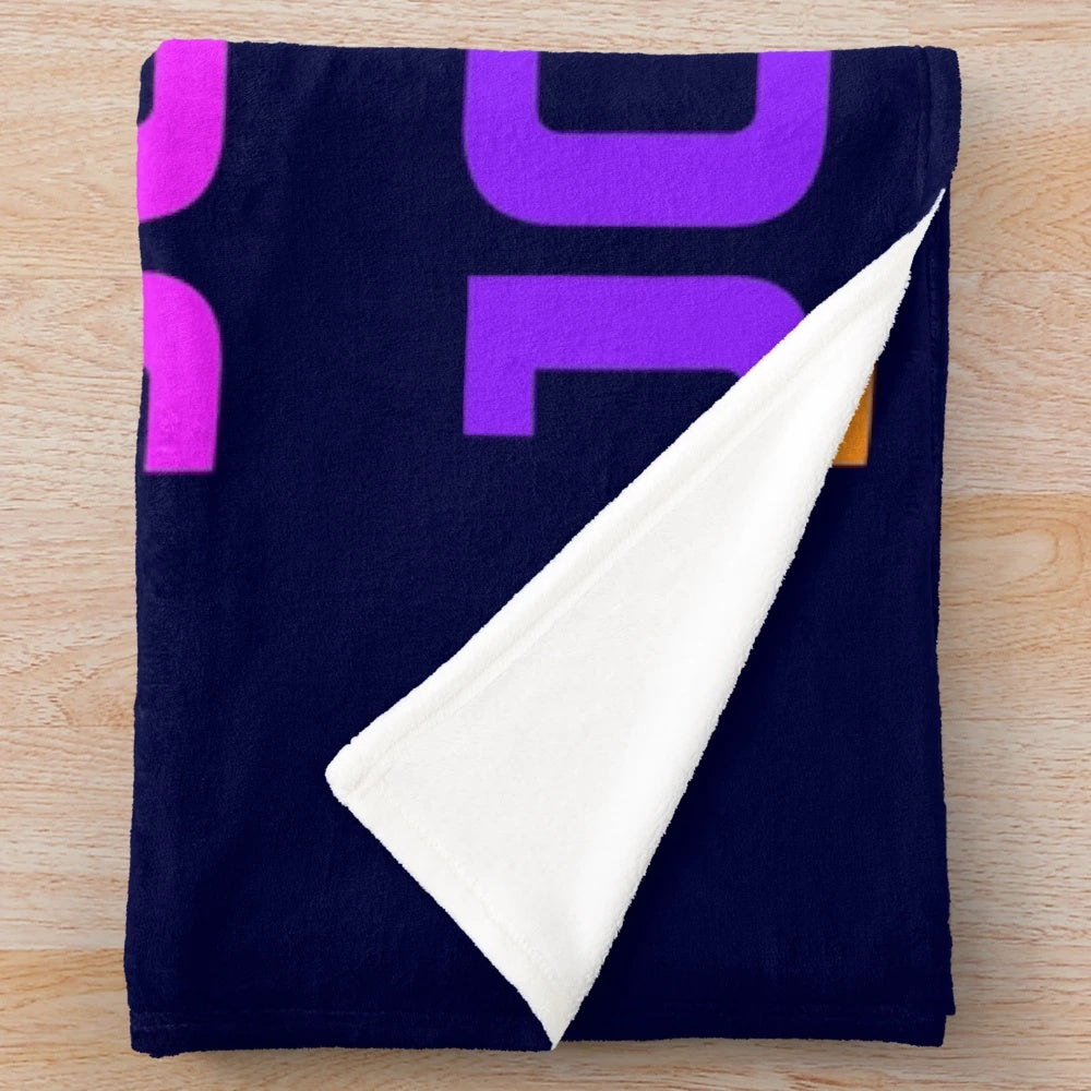 Jolene inspired 80s retro plush blanket