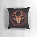 Hail Santa Claus themed Christmas pillow with a festive and humorous design