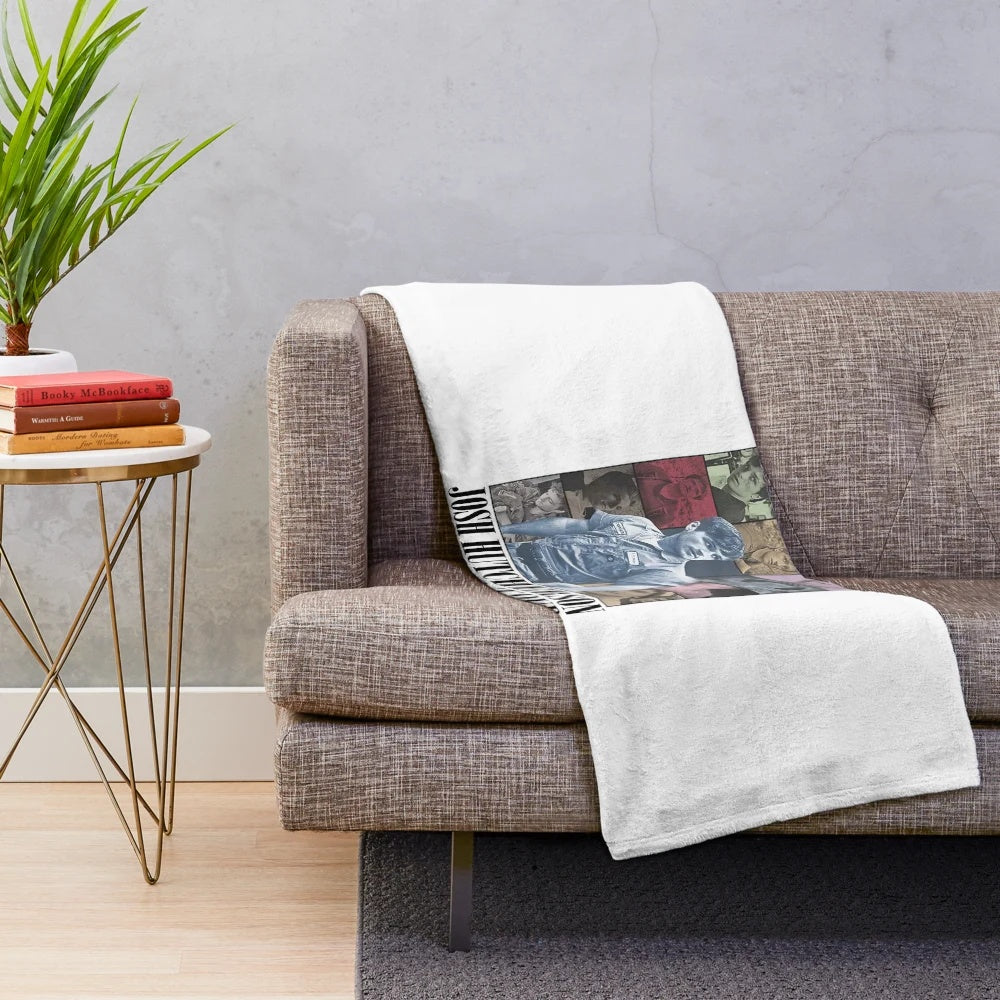 Josh Hutcherson inspired plush blanket with five nights at freddys horror elements