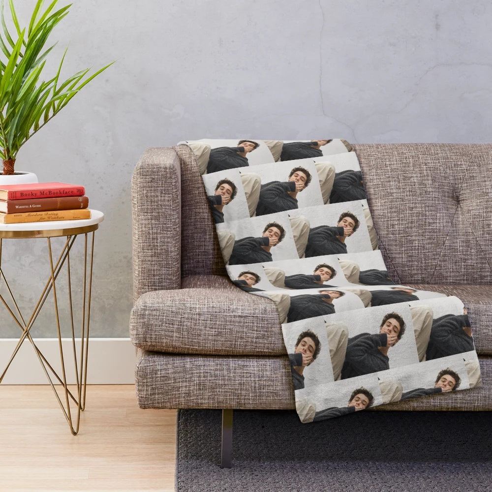 Joshua Bassett themed plush blanket