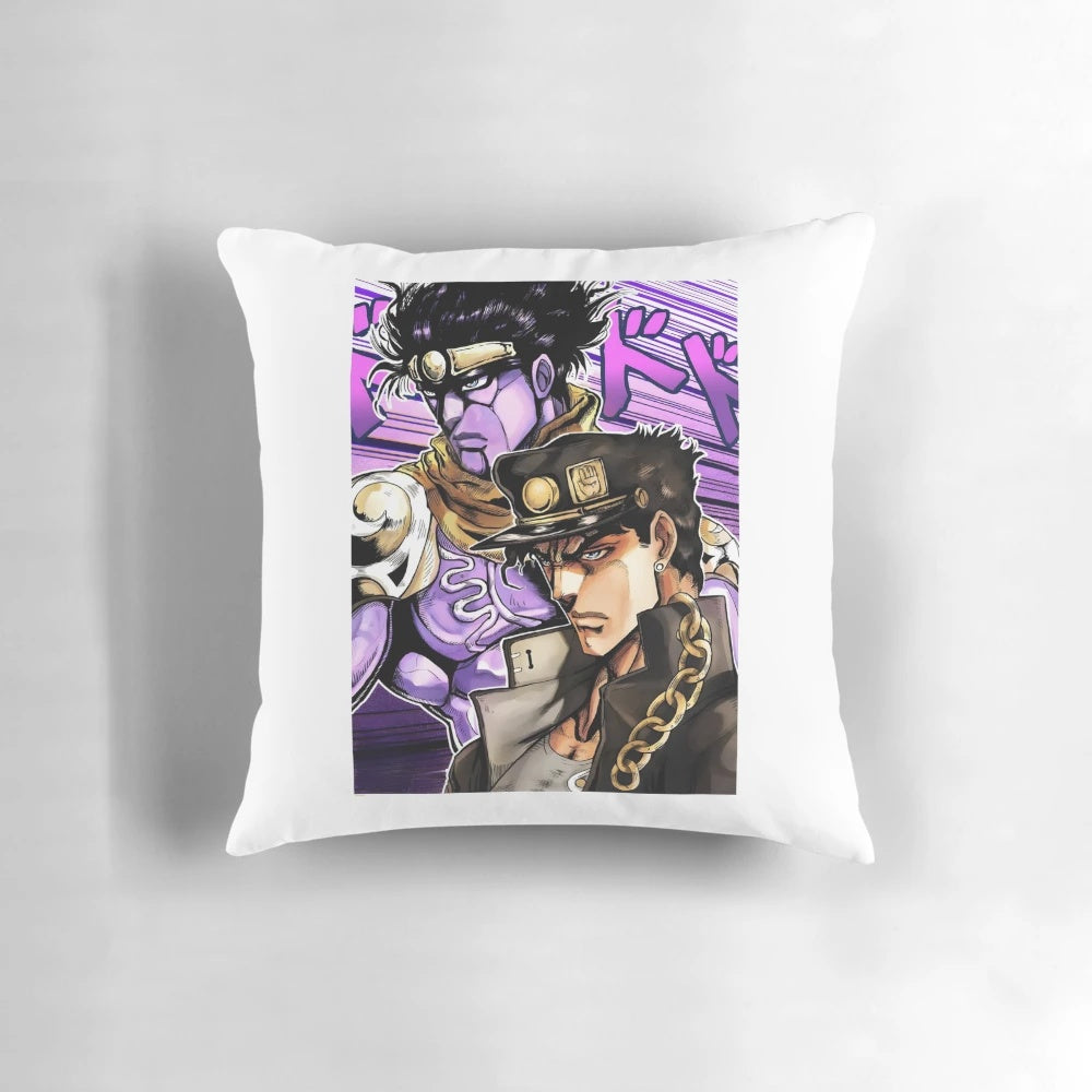 Jotaro Kujo "Yare Yare Daze" anime-inspired decorative pillow