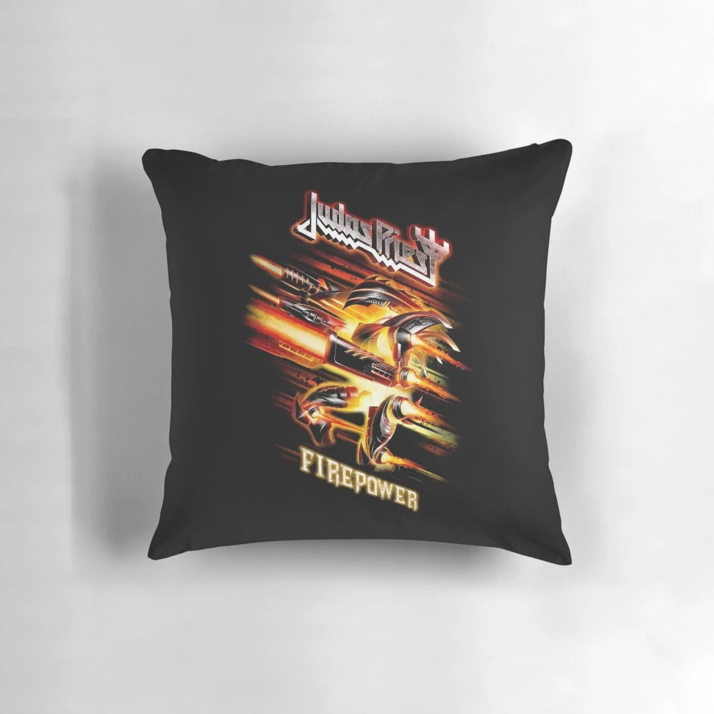 Judas Priest Metalcore Pillow featuring the iconic band's logo and imagery