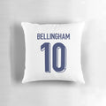 Jude Bellingham England Euro 2024 home kit pillow with official Bellingham designs