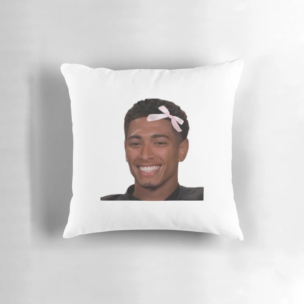 Jude Bellingham Football Player Pillow - Plush Pillow with Iconic UK Soccer Star