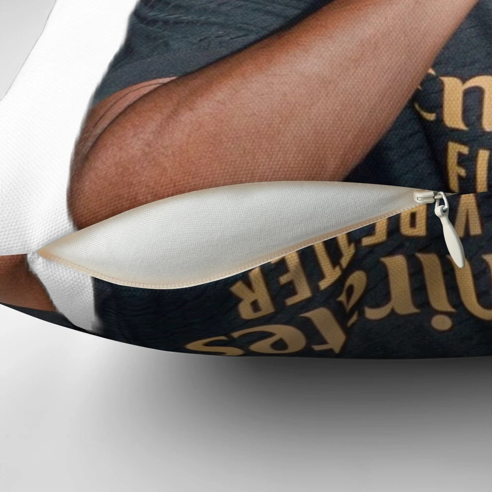 Jude Bellingham inspired sports pillow with player's name and team logos