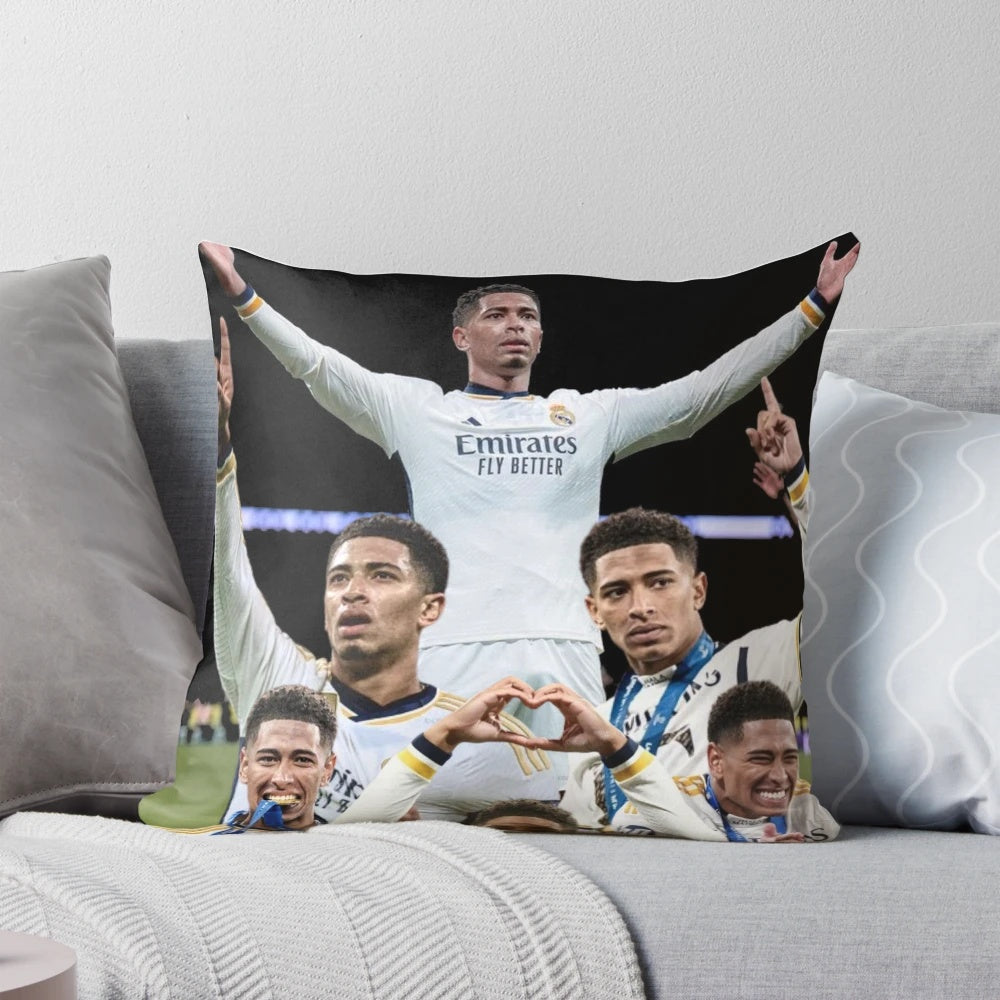 Jude Bellingham poster featuring the England national team midfielder in his Real Madrid kit