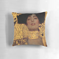 Judith I painting by the renowned Austrian artist Gustav Klimt, showcasing his signature gold period and symbolism style.