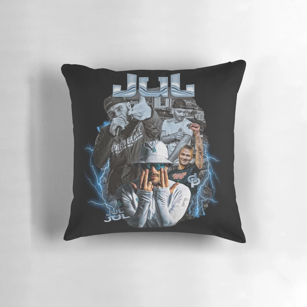 Jul Bootleg 2023 Pillow featuring French rap artists