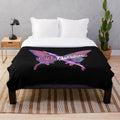 Julie and the Phantoms Sunset Curve Inspired Plush Blanket with Butterfly Design