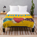 Julieta inspired plush blanket with soft and cozy design