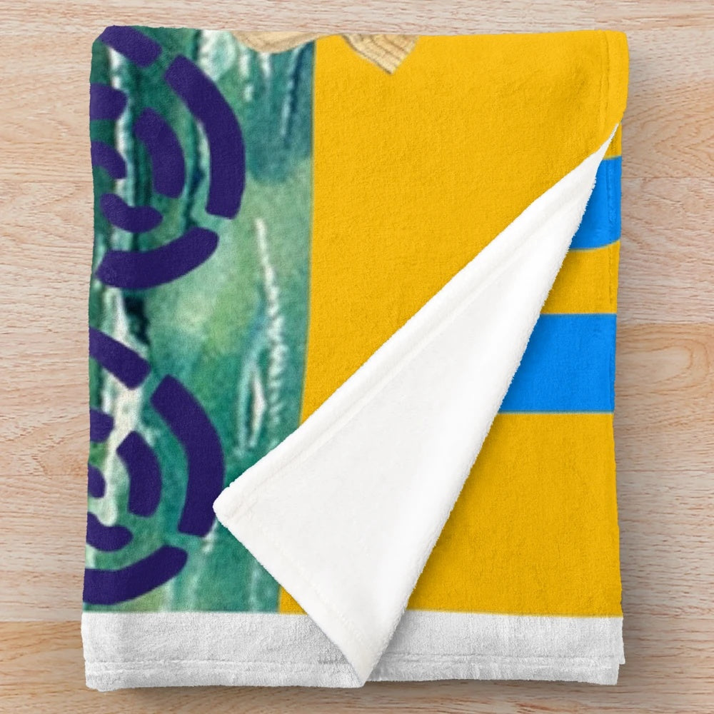 Julieta inspired plush blanket with soft and cozy design