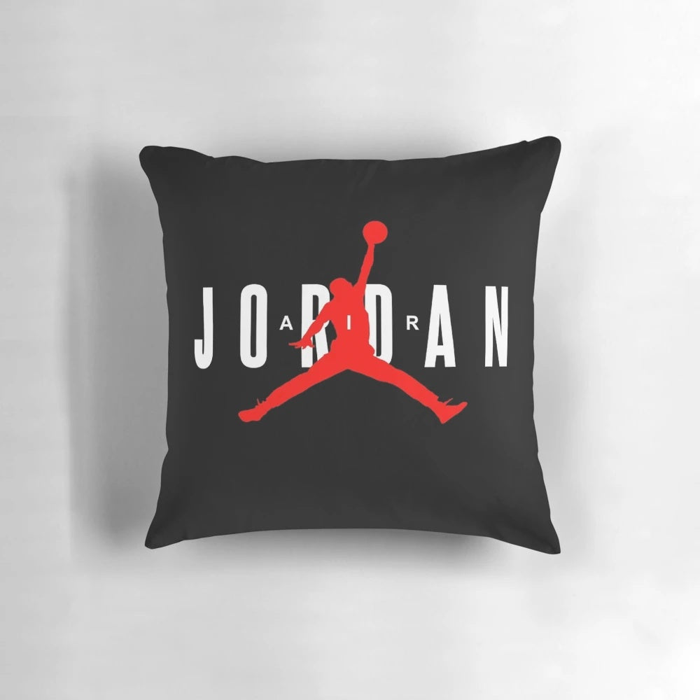 Jumping Dunking Pillow - A decorative pillow featuring a basketball-themed design inspired by the legendary Michael Jordan