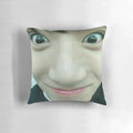 Pillow featuring a Jungkook-inspired meme face from the K-pop group BTS