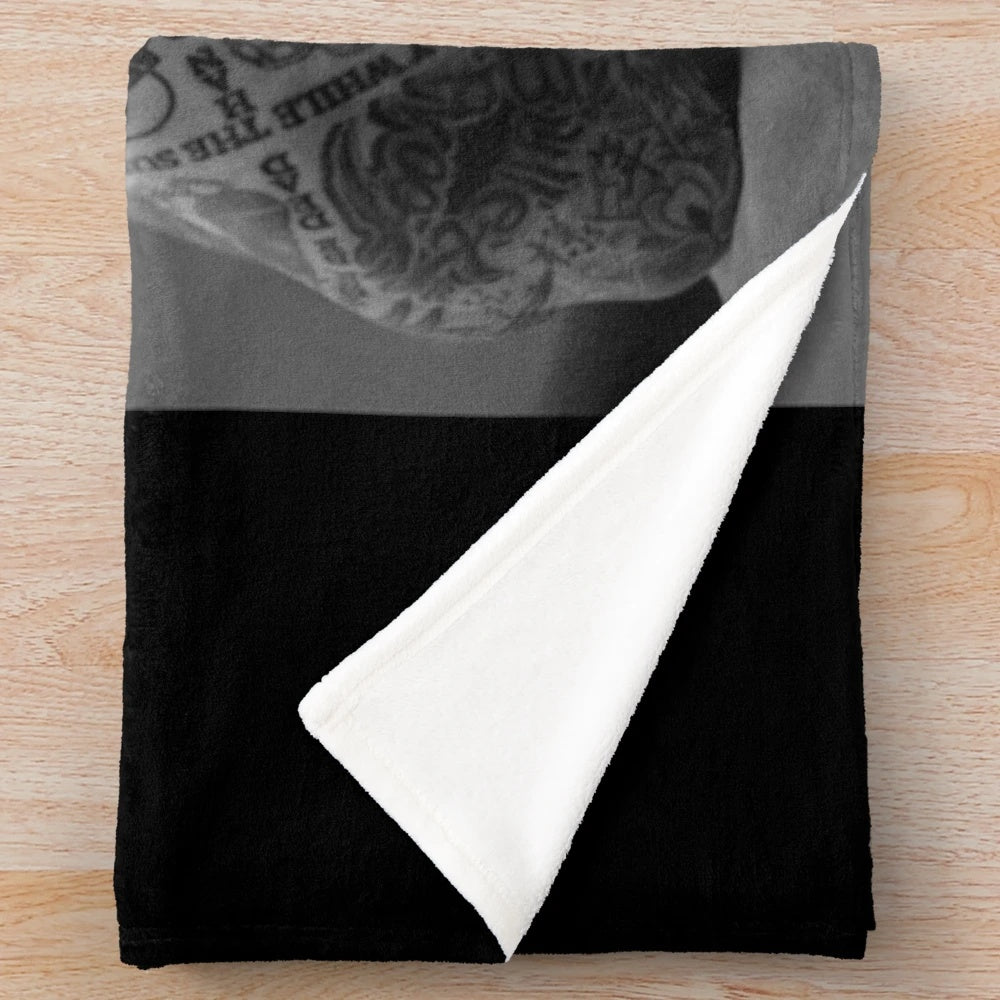 Jungkook seven plush blanket with soft, cozy design