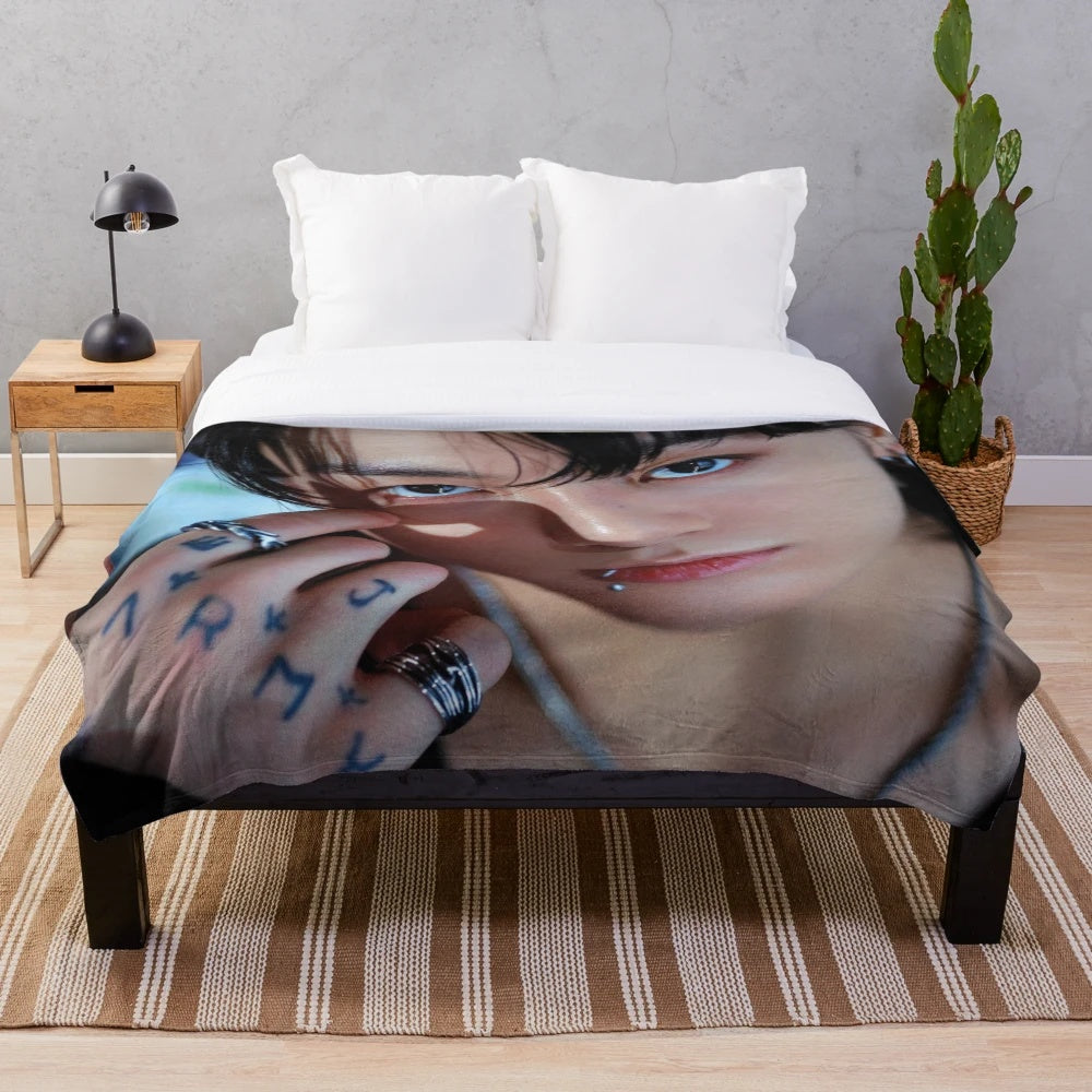 Jungkook BTS Seven Plush Blanket