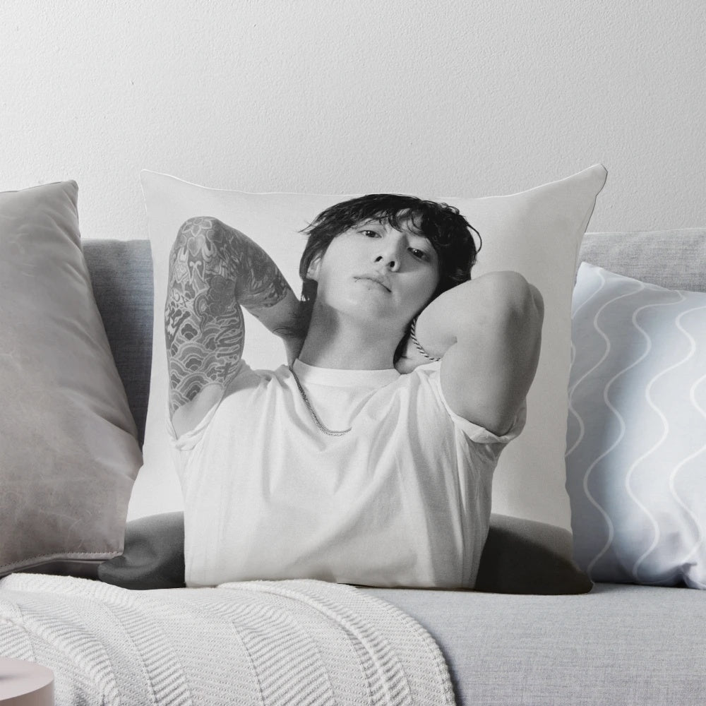 Jungkook seven-themed BTS pillow