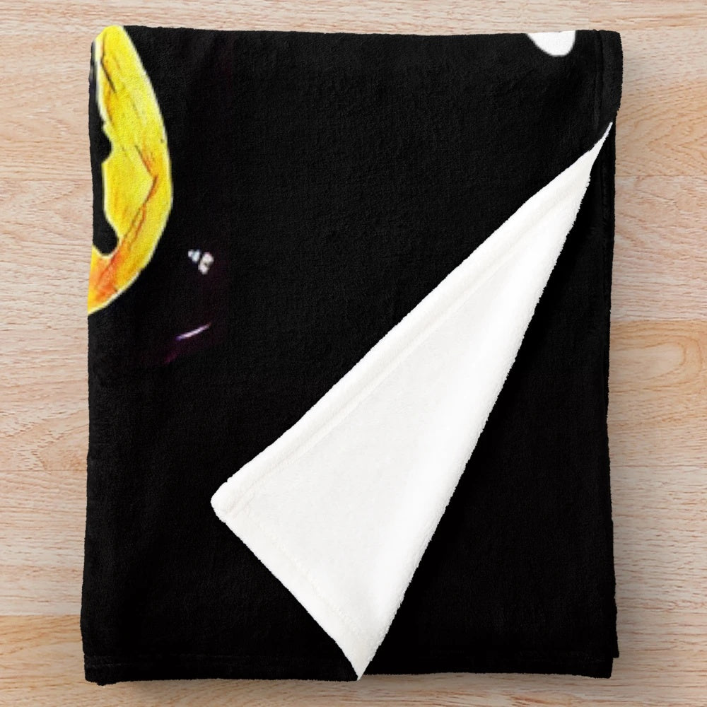 Plush blanket featuring digital illustration inspired by Bruce Springsteen's "Jungleland" lyrics