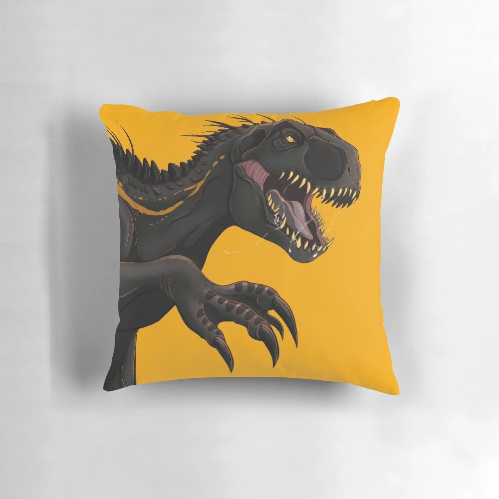 Jurassic Creature Indoraptor Plush Pillow - Soft Dinosaur Decor for Movie Fans