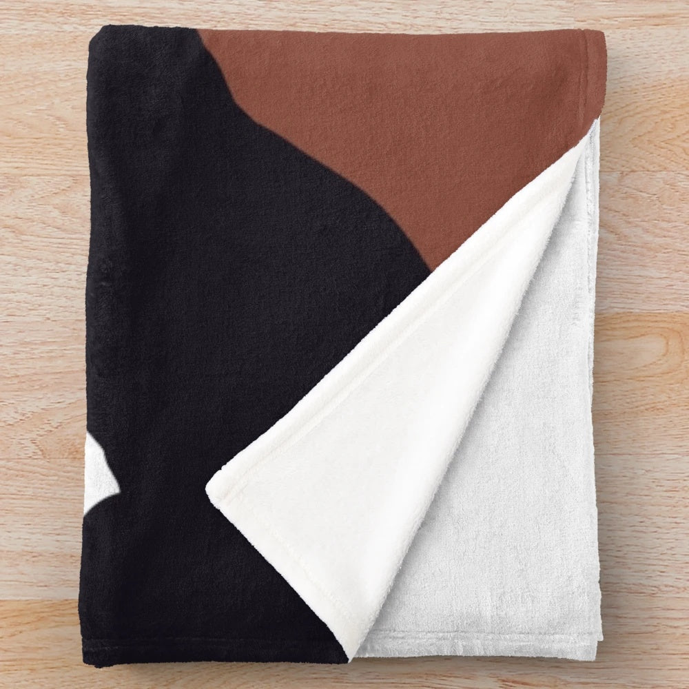 Plush blanket featuring an image of Jeff Goldblum as Dr. Ian Malcolm from the movie Jurassic Park
