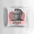 Jeff Goldblum as Ian Malcolm from Jurassic Park on a heart-shaped pillow