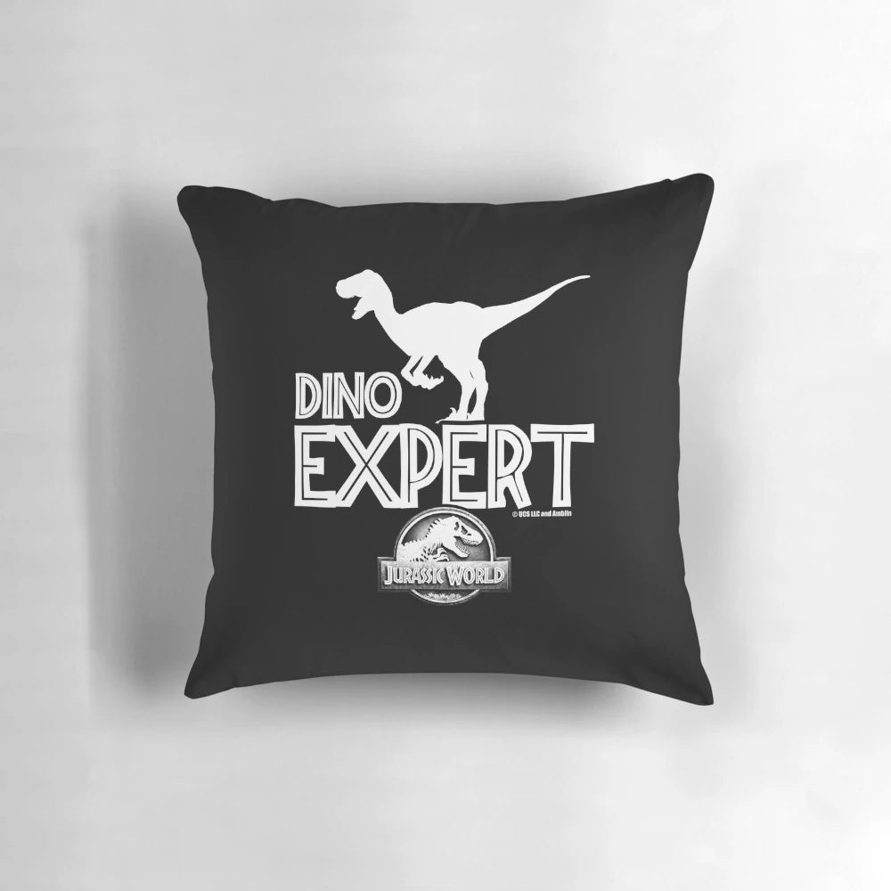 Jurassic World Dino Expert Pillow featuring a dinosaur expert design, ideal for dinosaur enthusiasts