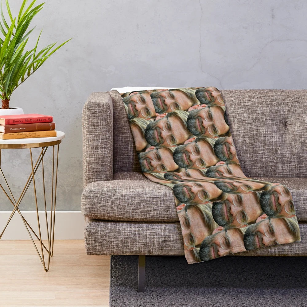 Jurgen Klopp inspired plush blanket for cozy Christmas celebrations