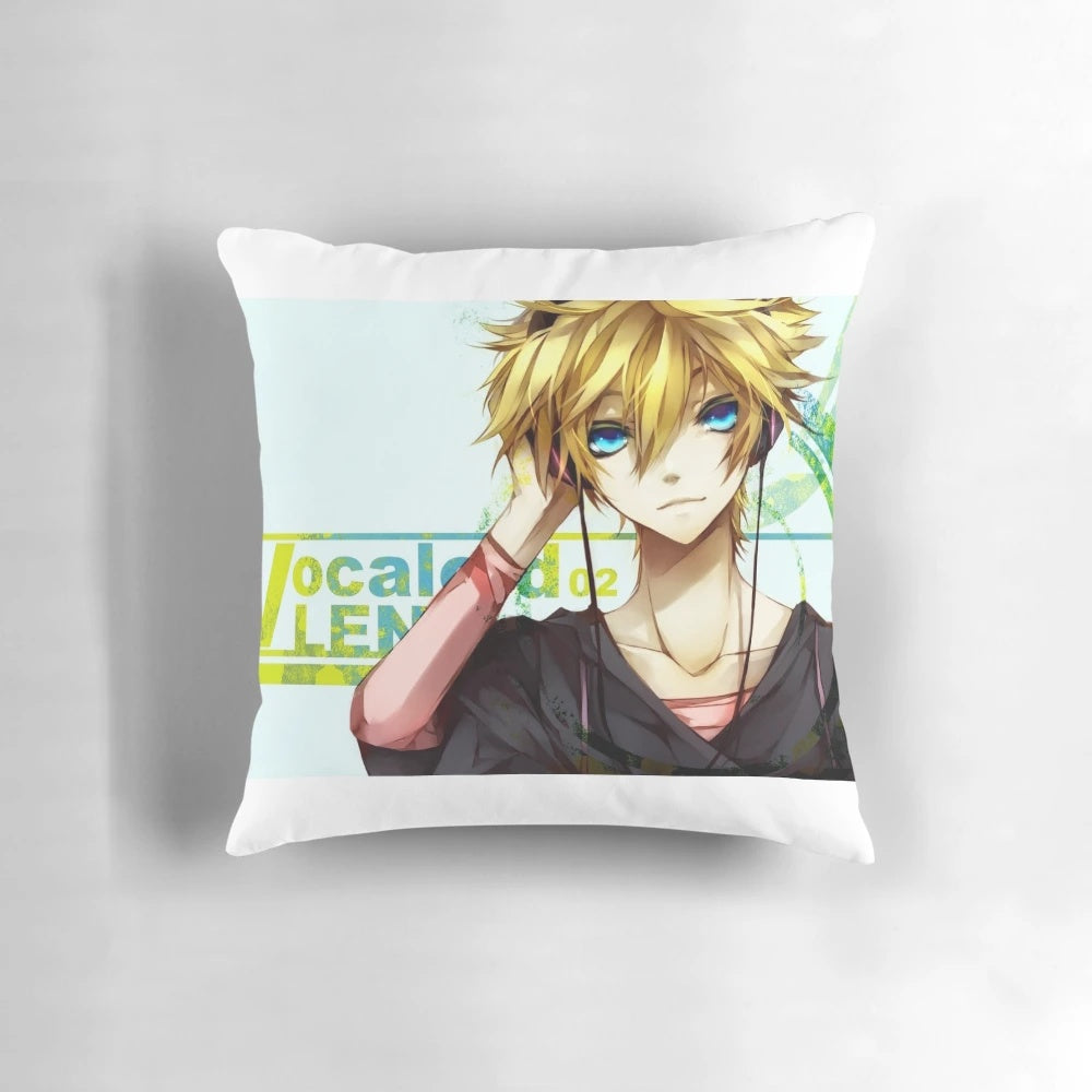 Kagamine Len anime-inspired pillows and phone cases