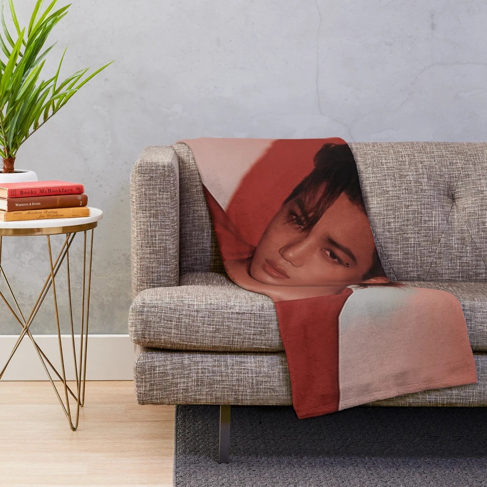Kai (Love Shot) Inspired Plush Blanket for Kpop Fans