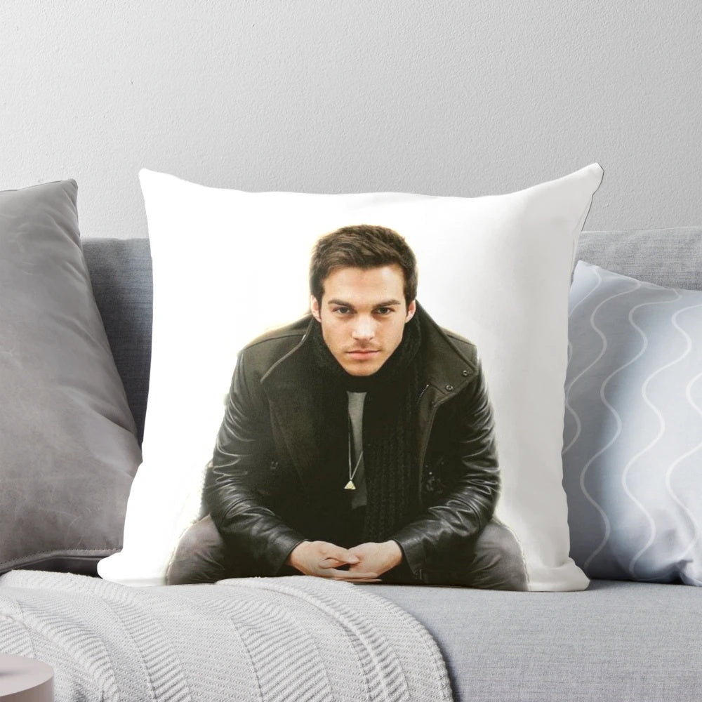 Kai Parker themed pillow, featuring the character from the TV series Vampire Diaries