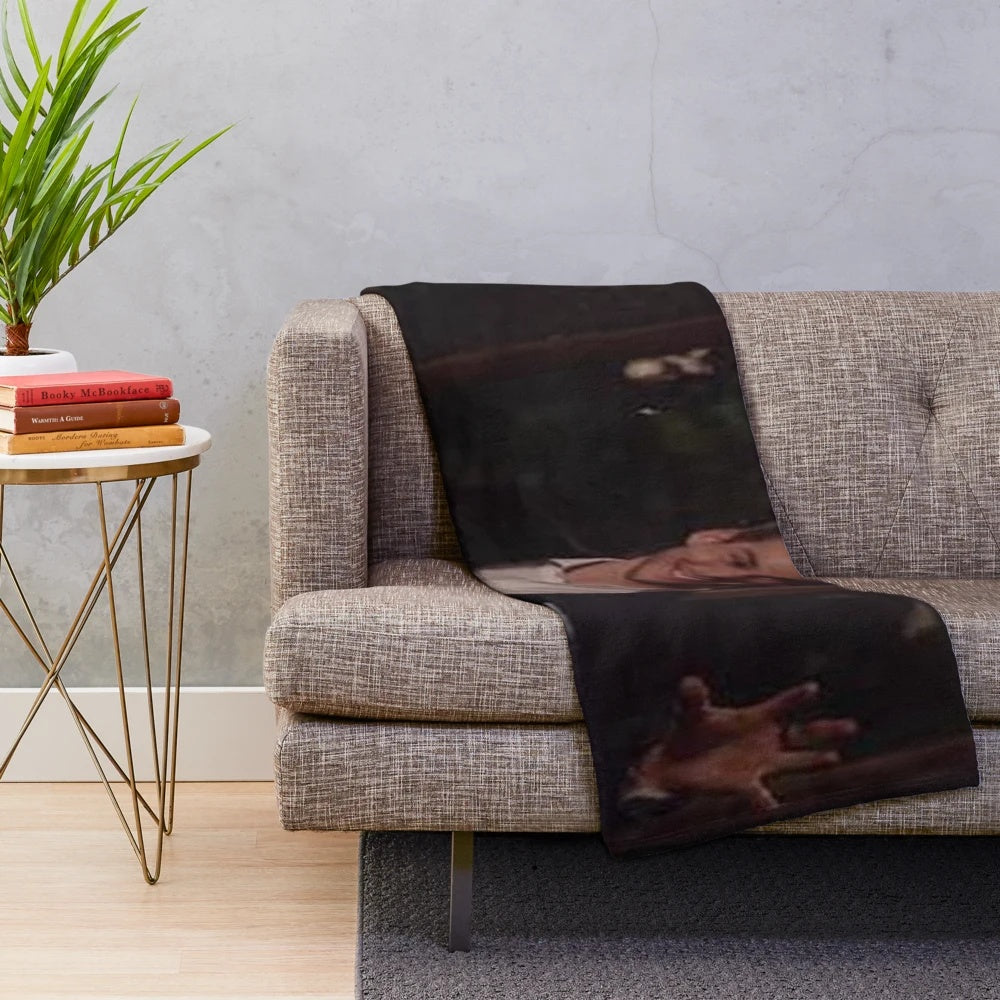 Kai Parker themed plush blanket for vampire fans