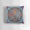 Kalachakra Mandala Pillow featuring the sacred white tara goddess