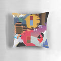 Pillow featuring a collage of Kanye West album artwork