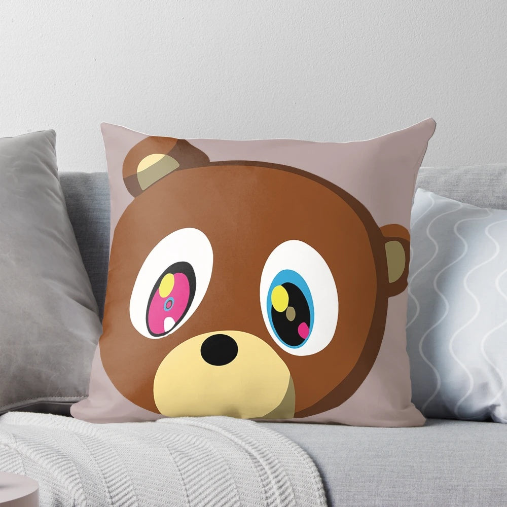 Graduation bears pillow featuring Kanye West's Graduation album artwork