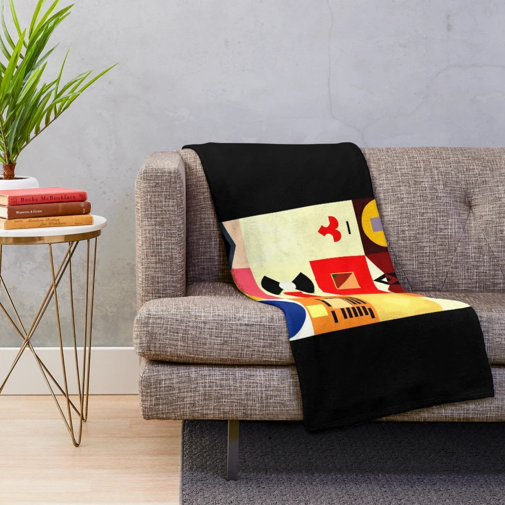 Kanye West inspired plush blanket featuring his discography
