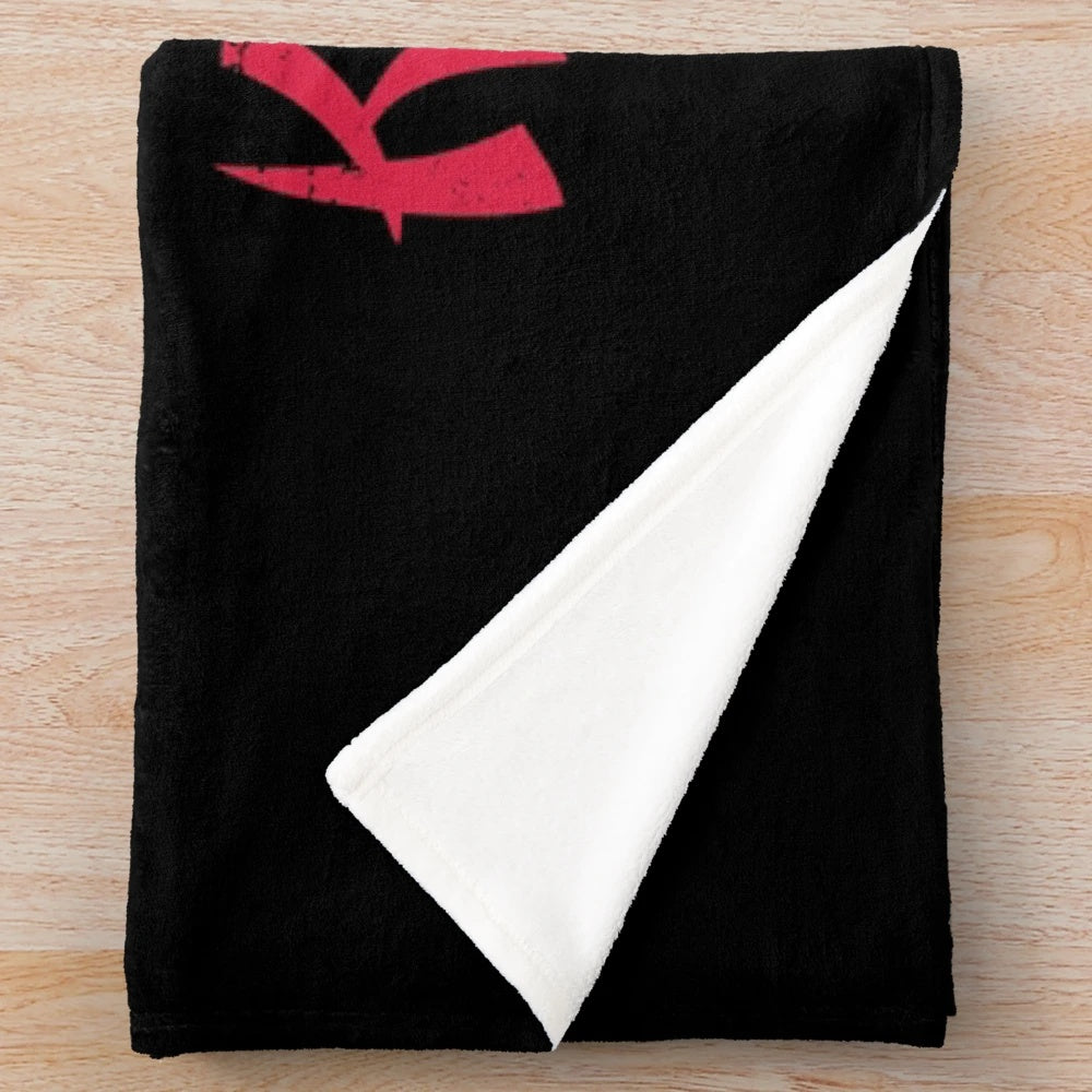 Cozy plush blanket featuring a karate girl design for martial arts enthusiasts